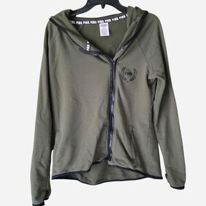 Victoria's Secret PINK Dark Green & Black Jacket
